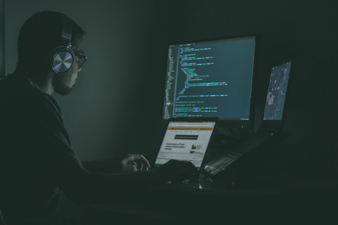 person solving coding problem