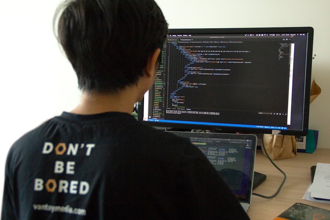 developer analyzing complex problem